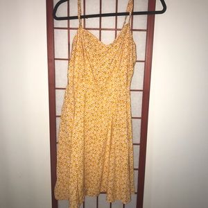 Yellow flower dress